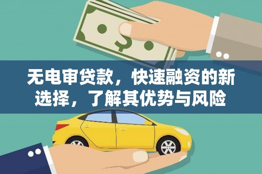 金平无电审贷款，快速融资的新选择，了解其优势与风险