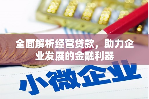 金平全面解析经营贷款，助力企业发展的金融利器