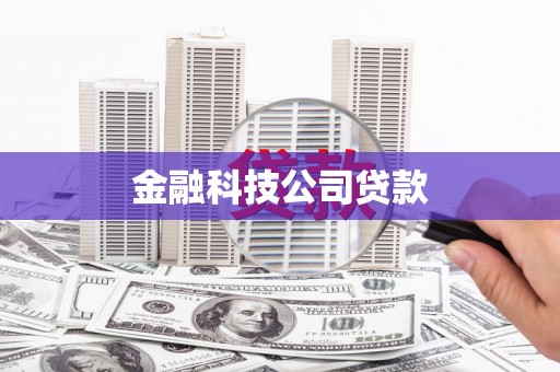 金平金融科技公司贷款