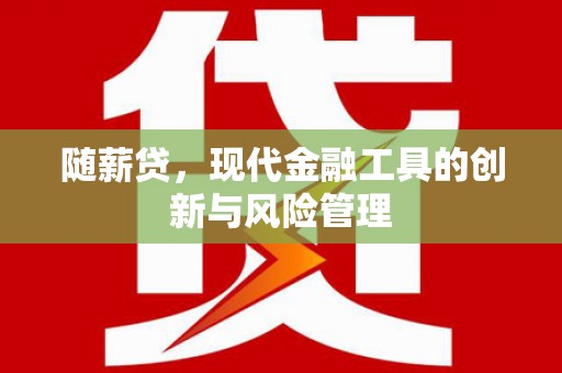 金平随薪贷，现代金融工具的创新与风险管理