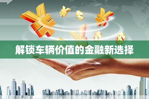 金平解锁车辆价值的金融新选择