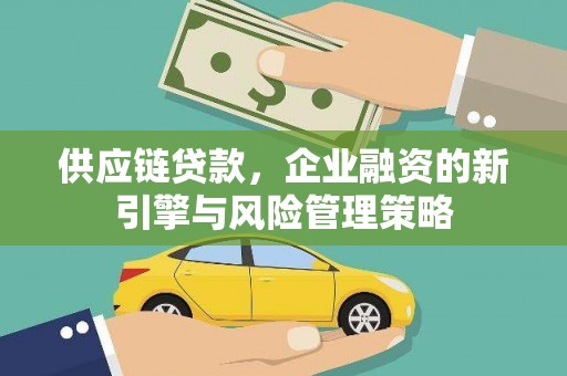 金平供应链贷款，企业融资的新引擎与风险管理策略