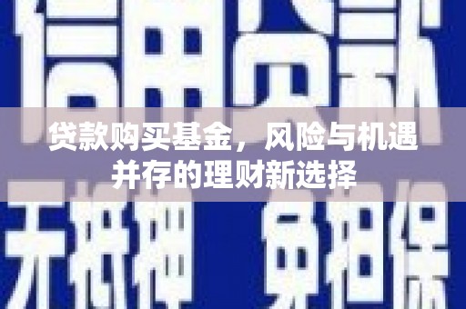 金平贷款购买基金，风险与机遇并存的理财新选择