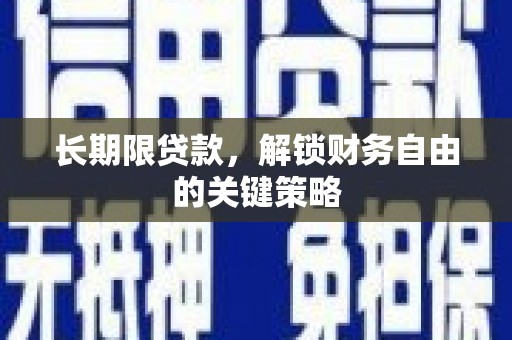 金平长期限贷款，解锁财务自由的关键策略