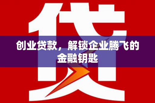 金平创业贷款，解锁企业腾飞的金融钥匙
