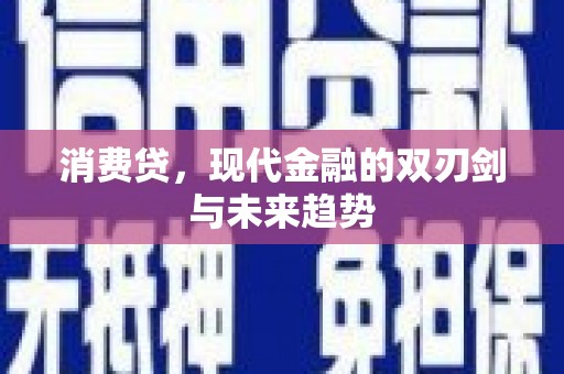 金平消费贷，现代金融的双刃剑与未来趋势