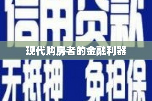 金平现代购房者的金融利器